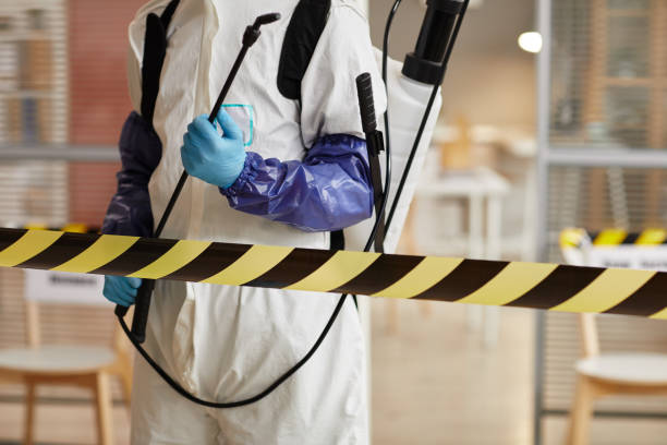 Professional Blood Cleanup technician working in Kenedy, TX